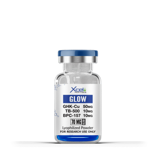 High-purity GLOW Protocol peptide program for metabolic studies, tissue repair, anti-aging, and preclinical research in laboratories