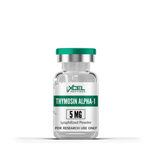 Thymosin Alpha 1 peptide vial for immune system support, healing, and wellness enhancement
