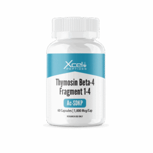 Thymosin Beta-4 Fragment (1-4) Ac-SDKP 1,000mcg capsules promoting tissue repair, anti-inflammatory, and cellular regeneration effects