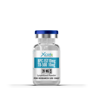 BPC-157 andTB-500 Blend peptide vials for research, promoting tissue repair, healing, and recovery in experimental studies
