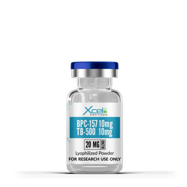BPC-157 andTB-500 Blend peptide vials for research, promoting tissue repair, healing, and recovery in experimental studies