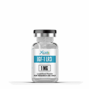 High-purity IGF-1 LR3 peptide vial for cell growth, metabolic research, and tissue regeneration studies in preclinical labs