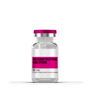 Reconstitution Solution 30ML – sterile, pH-balanced peptide solution for safe, accurate, and effective peptide preparation and research use.