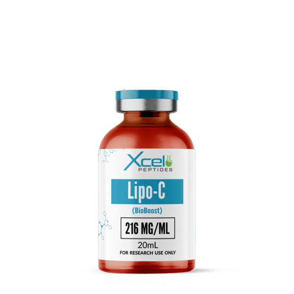 High-purity Lipo-C peptide vial for fat metabolism, obesity research, and metabolic studies in preclinical laboratories