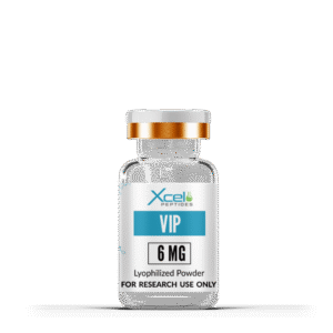 High-purity VIP (Vasoactive Intestinal Peptide) peptide vial for cardiovascular, immune, and neural research in preclinical laboratories