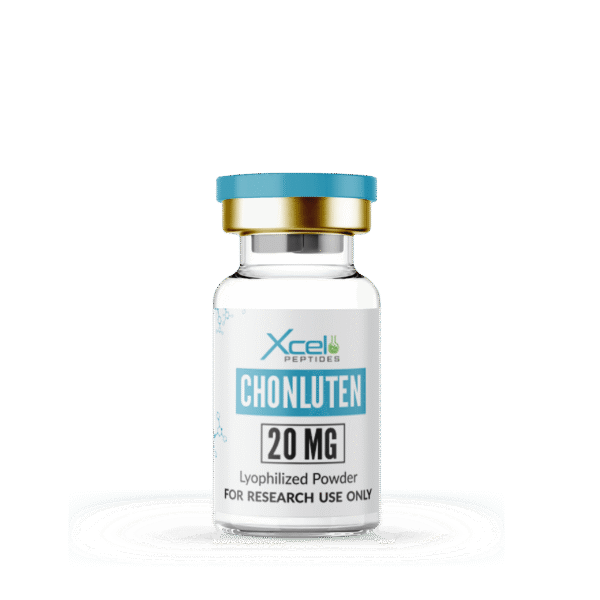 High-purity Chonluten (Bioregulator) peptide vial for cartilage, joint, and connective tissue research in preclinical laboratories
